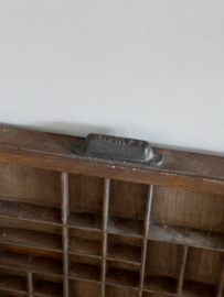 XL antieke lade/ letterbak
