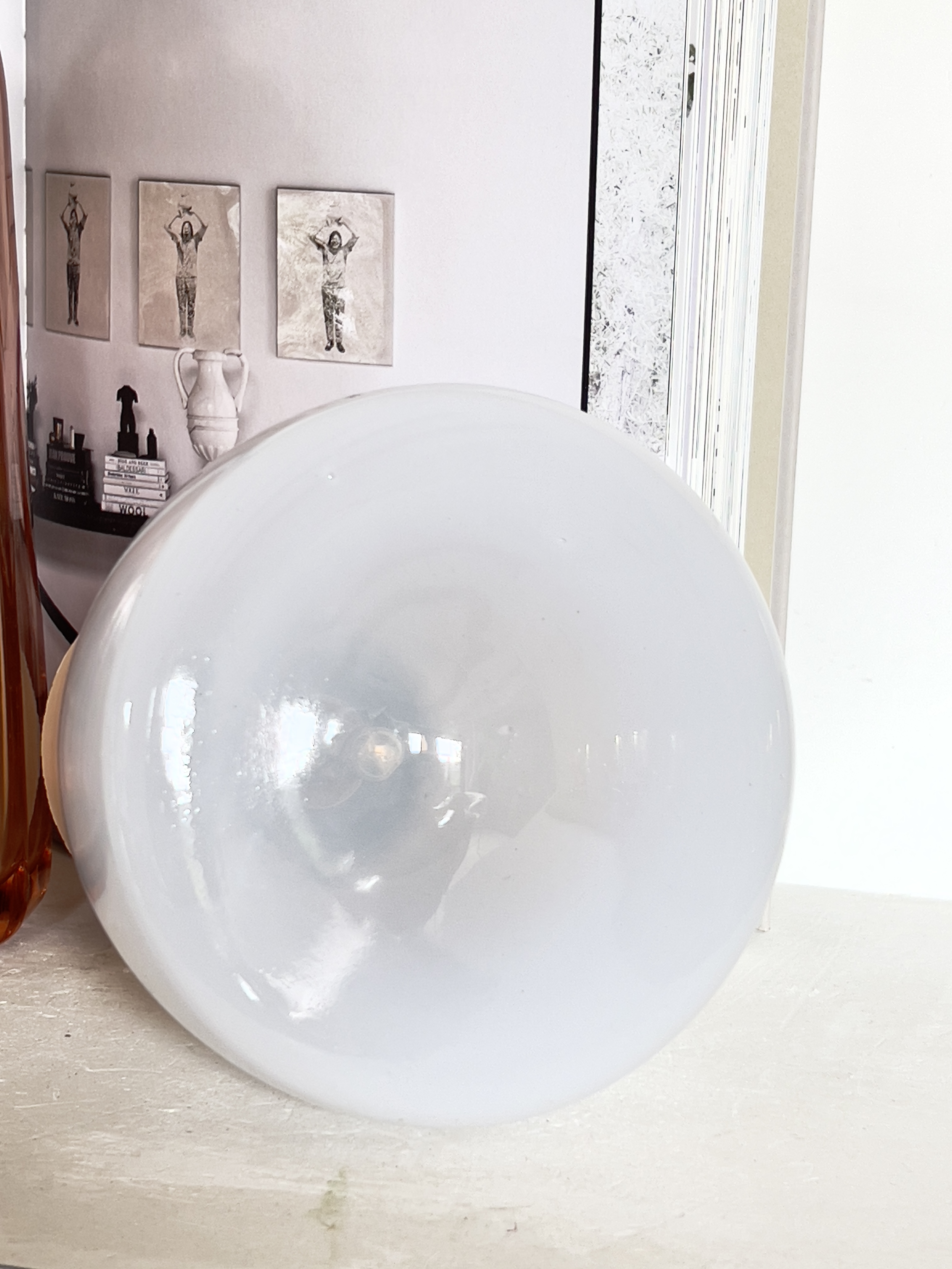 Art deco opaline lamp