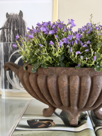 Brocante gietijzeren jardinière