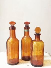 Setje antieke franse flesjes/ Set antique french bottles