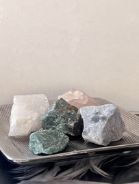 Mix raw cristal stones