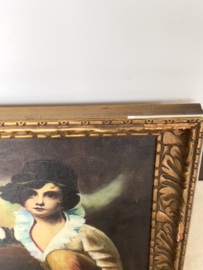 Oud olieverf portret
