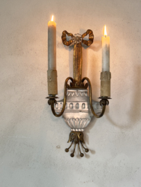 Antique french wall candle holder