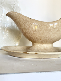 Weathered sauciere