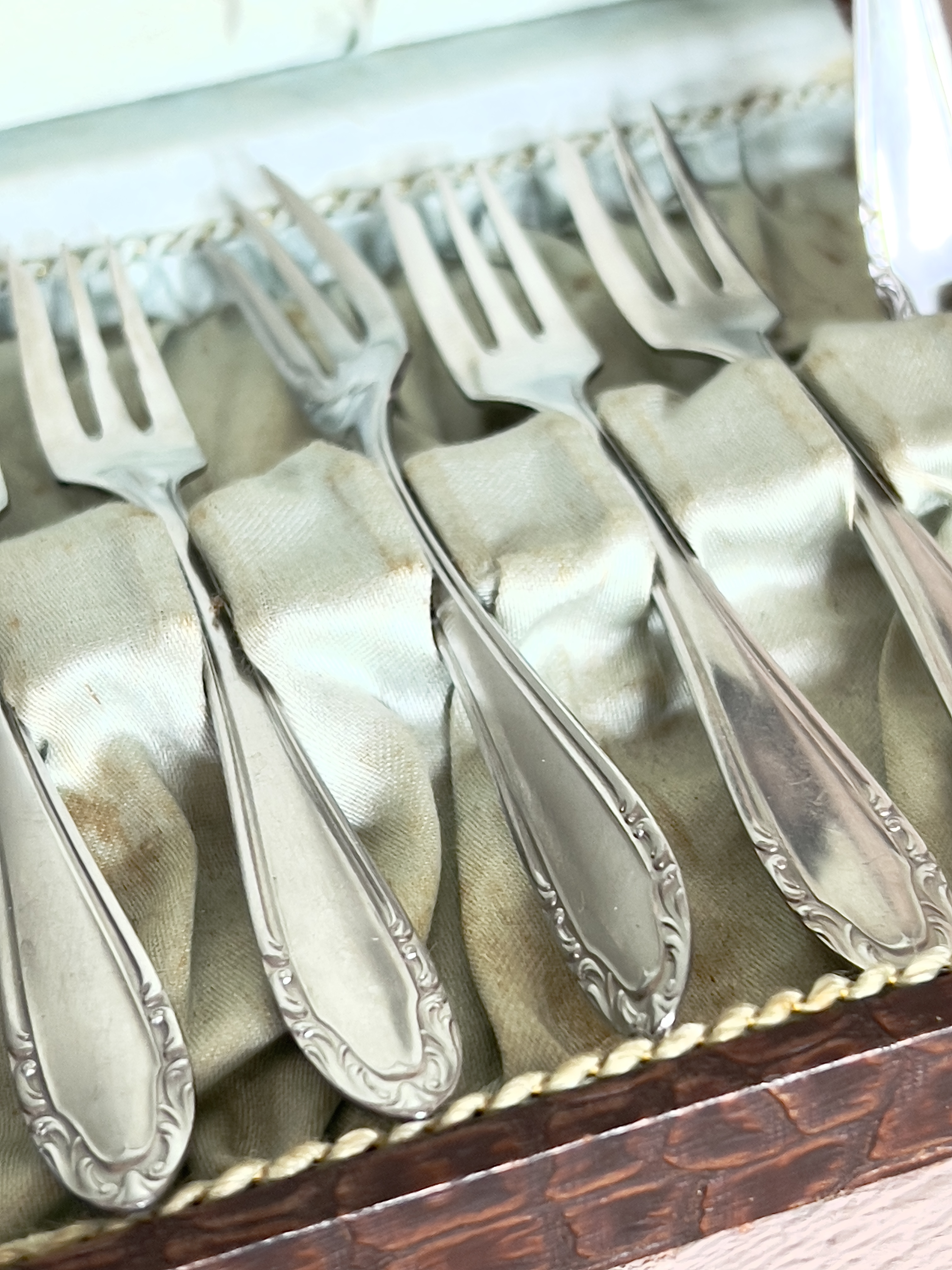 Wello cake forks in chest
