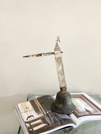 Antieke bronzen deurbel