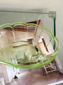 Art Deco serveerschaal Walther glas