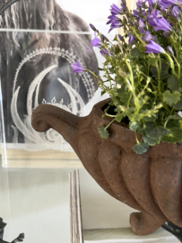Brocante gietijzeren jardinière