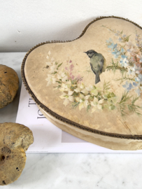 Antique french silk bijouterie box