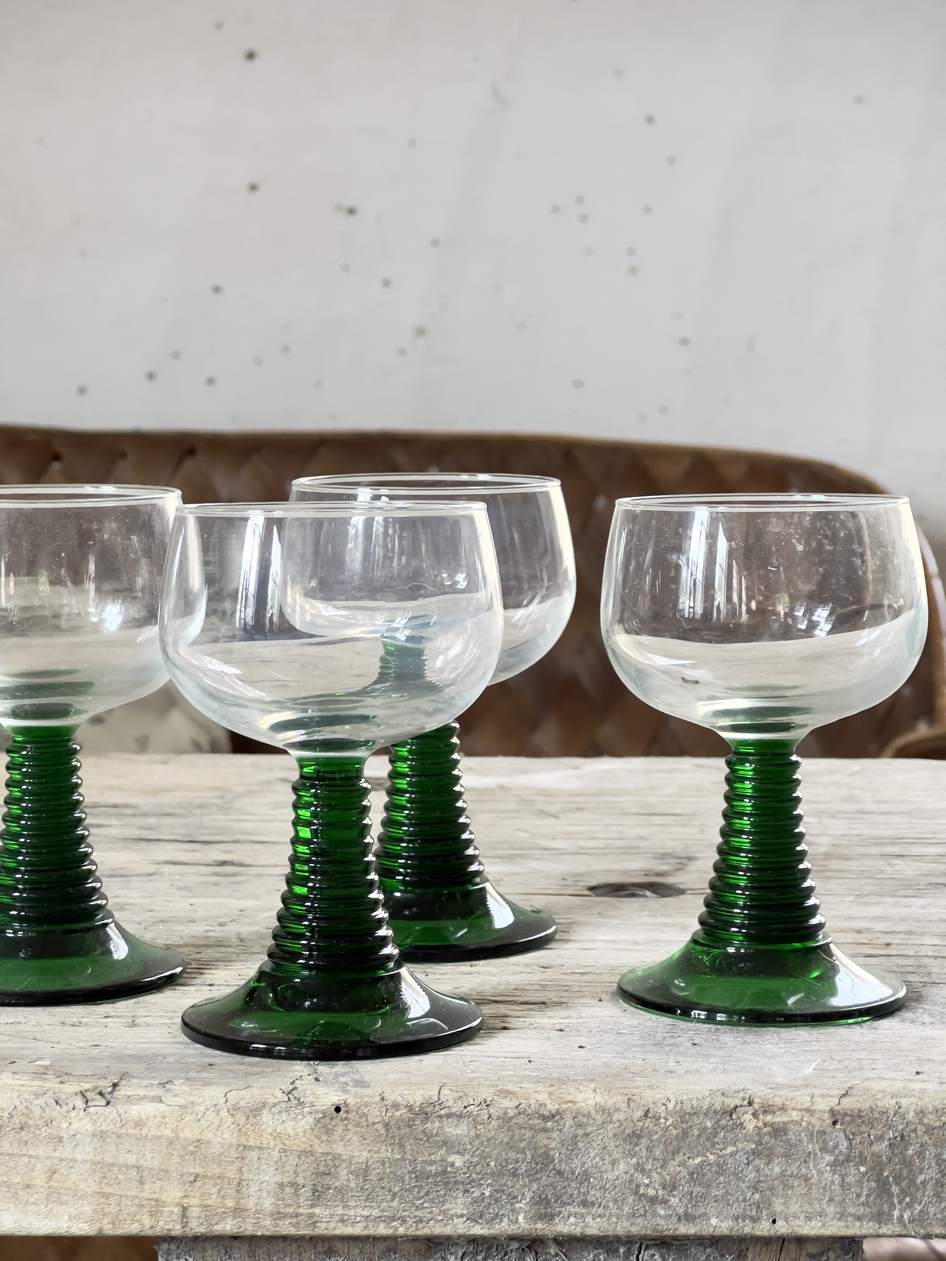 Set 4 roemer glaasjes