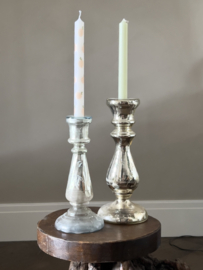 Grande old silver candle holder
