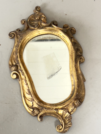 Old french small mirror