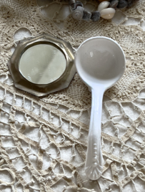 Old sauce ceramic spoon