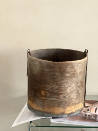 Antieke houten korenmaat