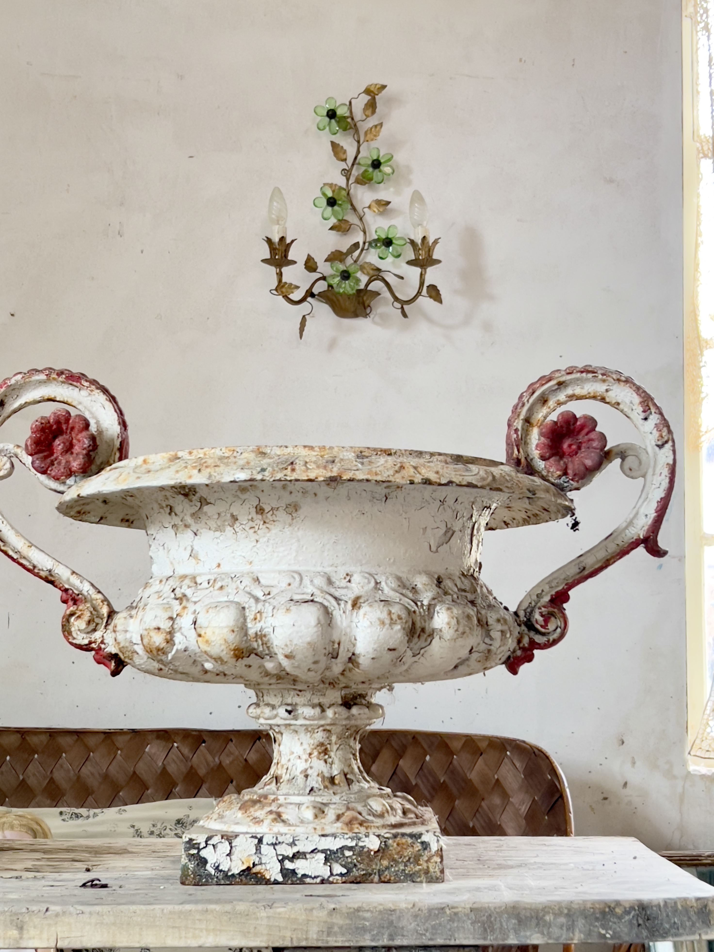 Grote XL formaat antieke jardinière