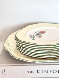 Cake plate set  Alfred Meakin England   - petite decor-