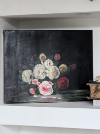 Stilllife roses oilpainting