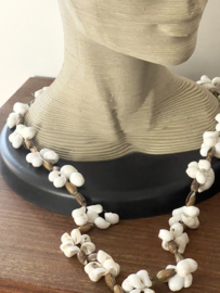 Vintage schelpen halsketting