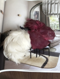 Antieke hoedenveren/ corsage