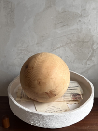 Big wooden ball