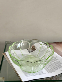 Art Deco serveerschaal Walther glas