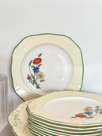 Cake plate set  Alfred Meakin England   - petite decor-