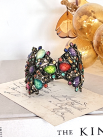 Colorful clamp bracelet