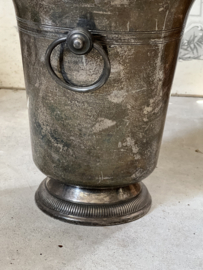 Silverplated champagne cooler