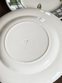 Set English breakfast plates