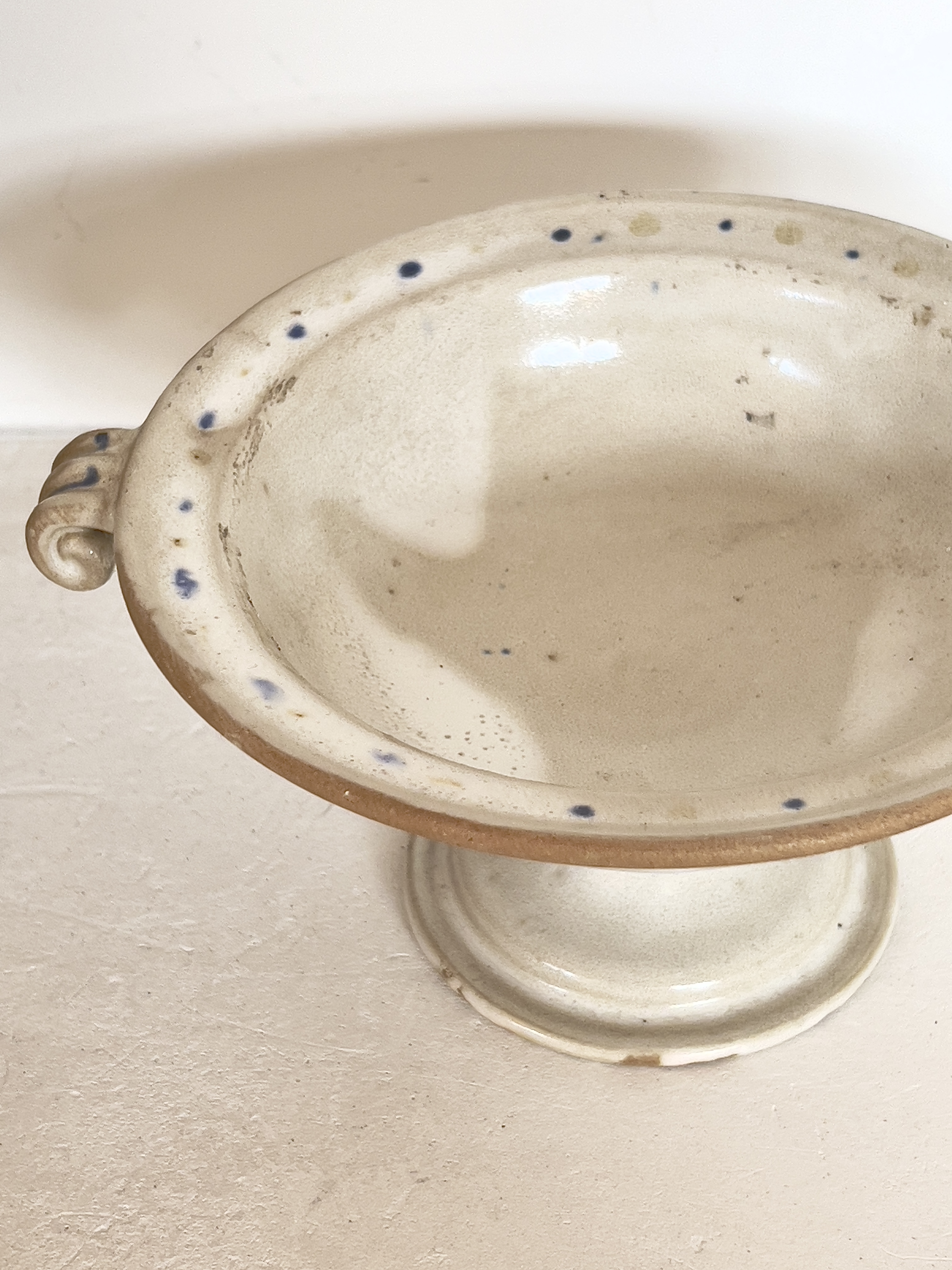 Small old serving dish