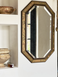 Vintage hexagonale mirror