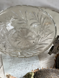 Old glass plate/ serving plate