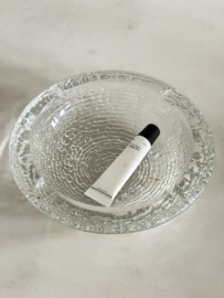 Midcentury glazen design schaal/ asbak