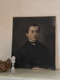 Unique french antique portrait