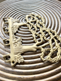 Vintage Messing  rekje met haakjes