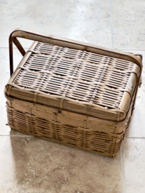 Oude franse picknick mand