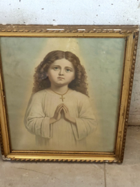 Antique french framed picture