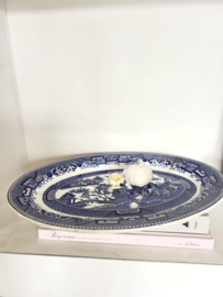 Large antique serving plate Maastrichts