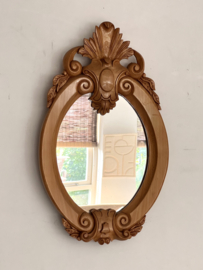 Classic stylish wooden mirror