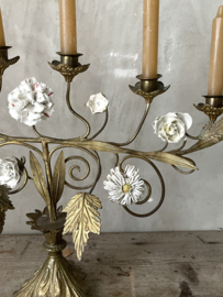 Unique porcelain candelabra