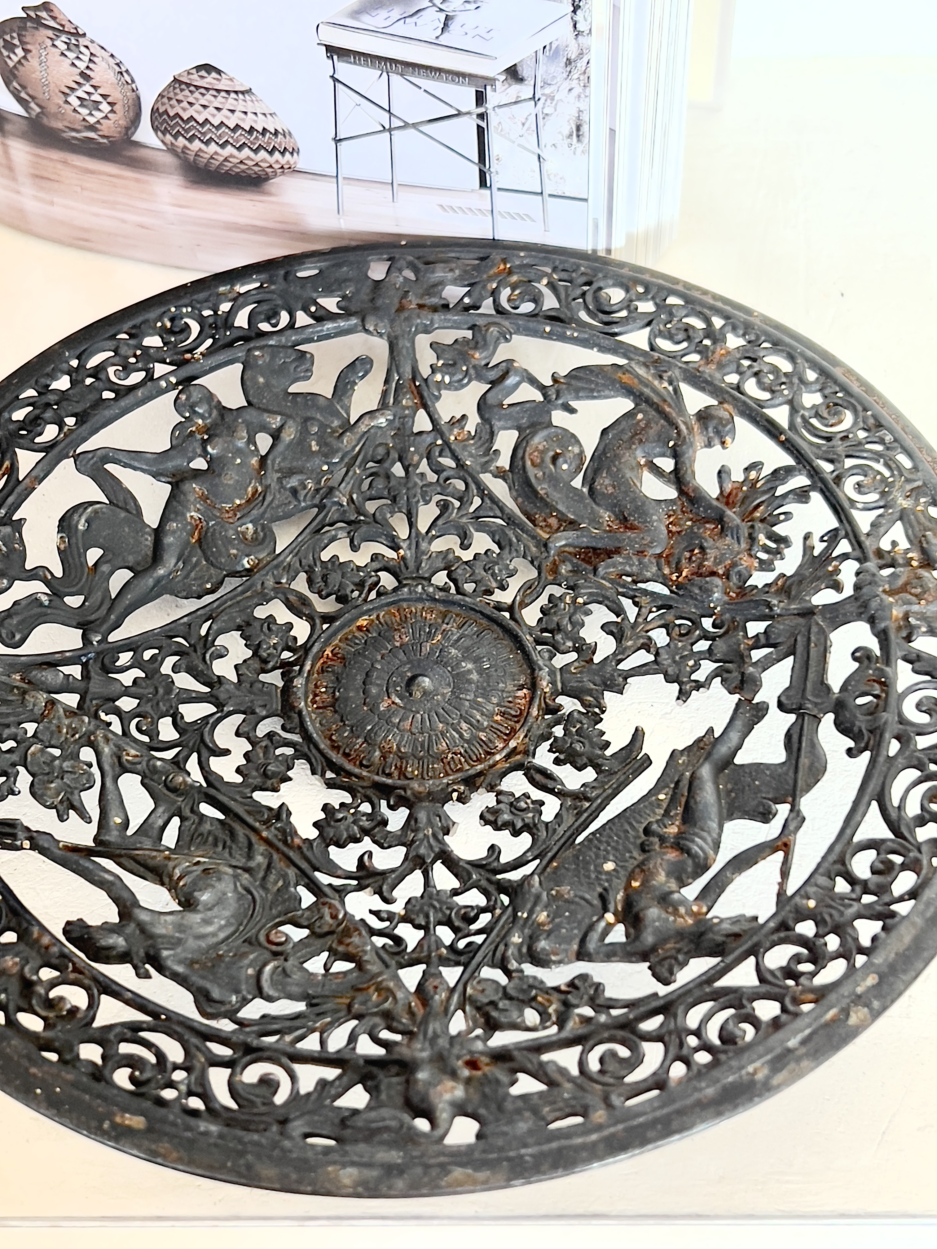 Cast iron dish