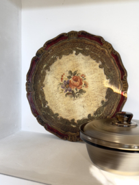 Beautiful floral tray