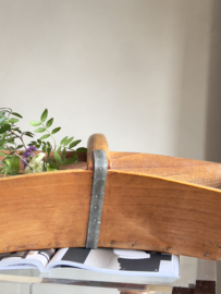 Antique wooden harvest basket