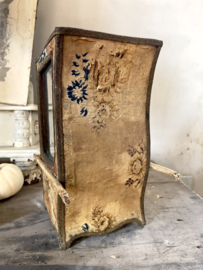 Antique french sedan chair vitrine cabine