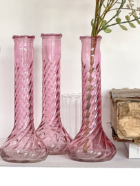 Pink solifleur vase