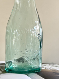 Antique glass storage pot