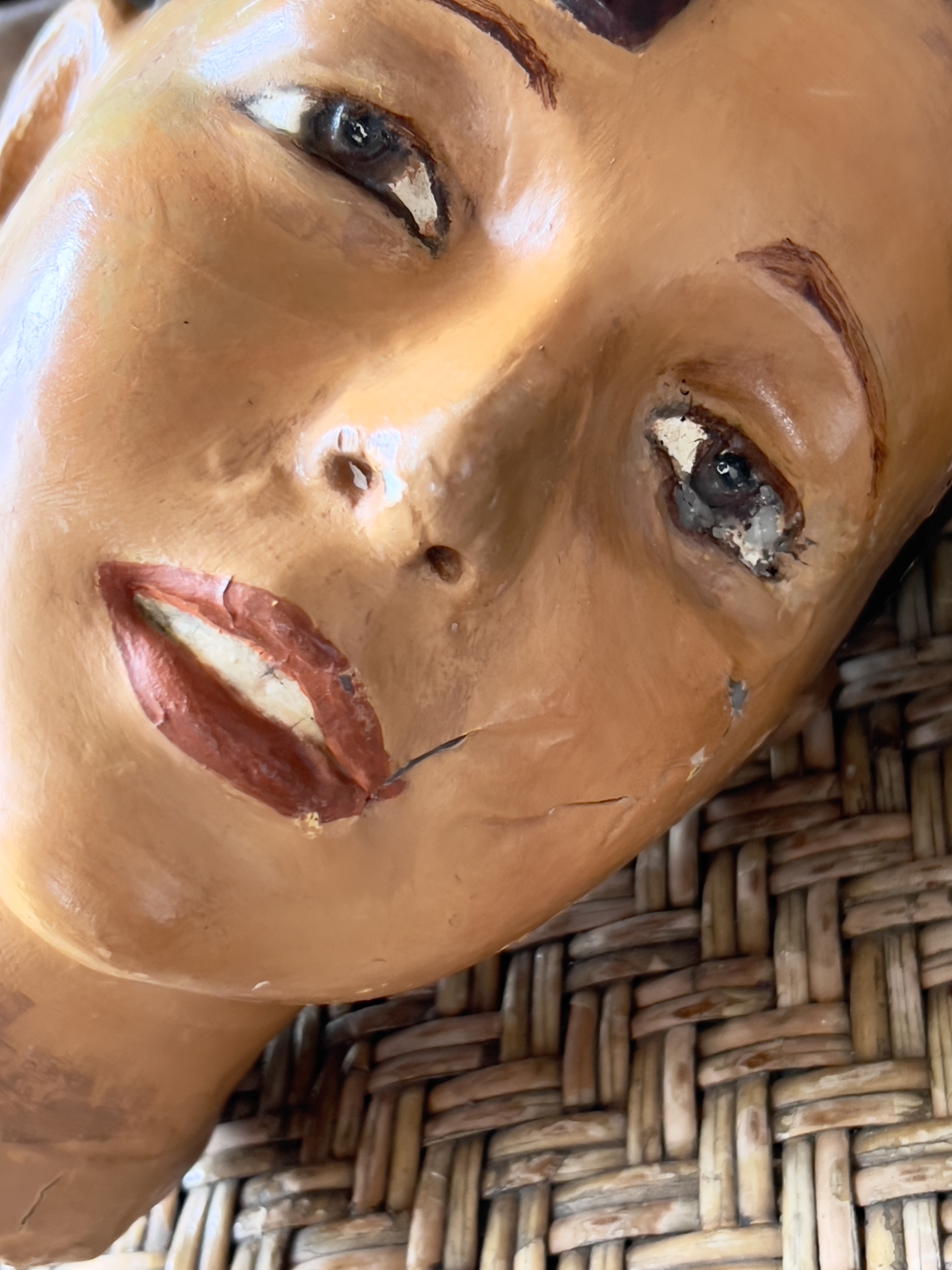 Antiek mannequin hoofd