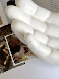 Vintage ceramic hand