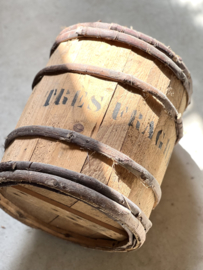 Antieke franse houten ton