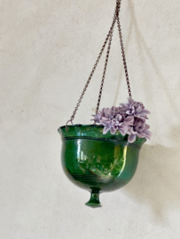 Old hanging flower pot